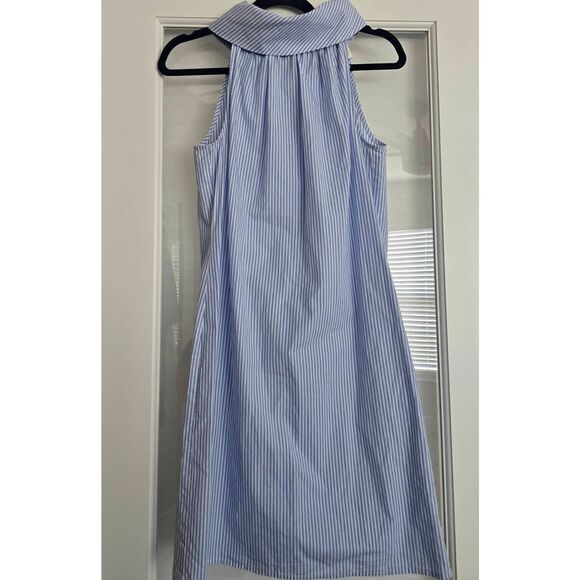 Sail to Sable Dresses & Skirts - Women's Sail to Sable Blue and White Striped Coastal Dress Collared Cotton Size